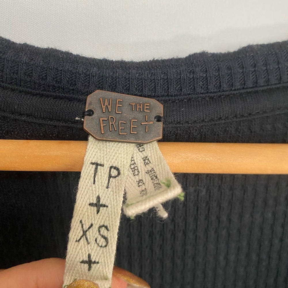 Free People XS Kai Thermal Henley Top - Picture 2 of 13